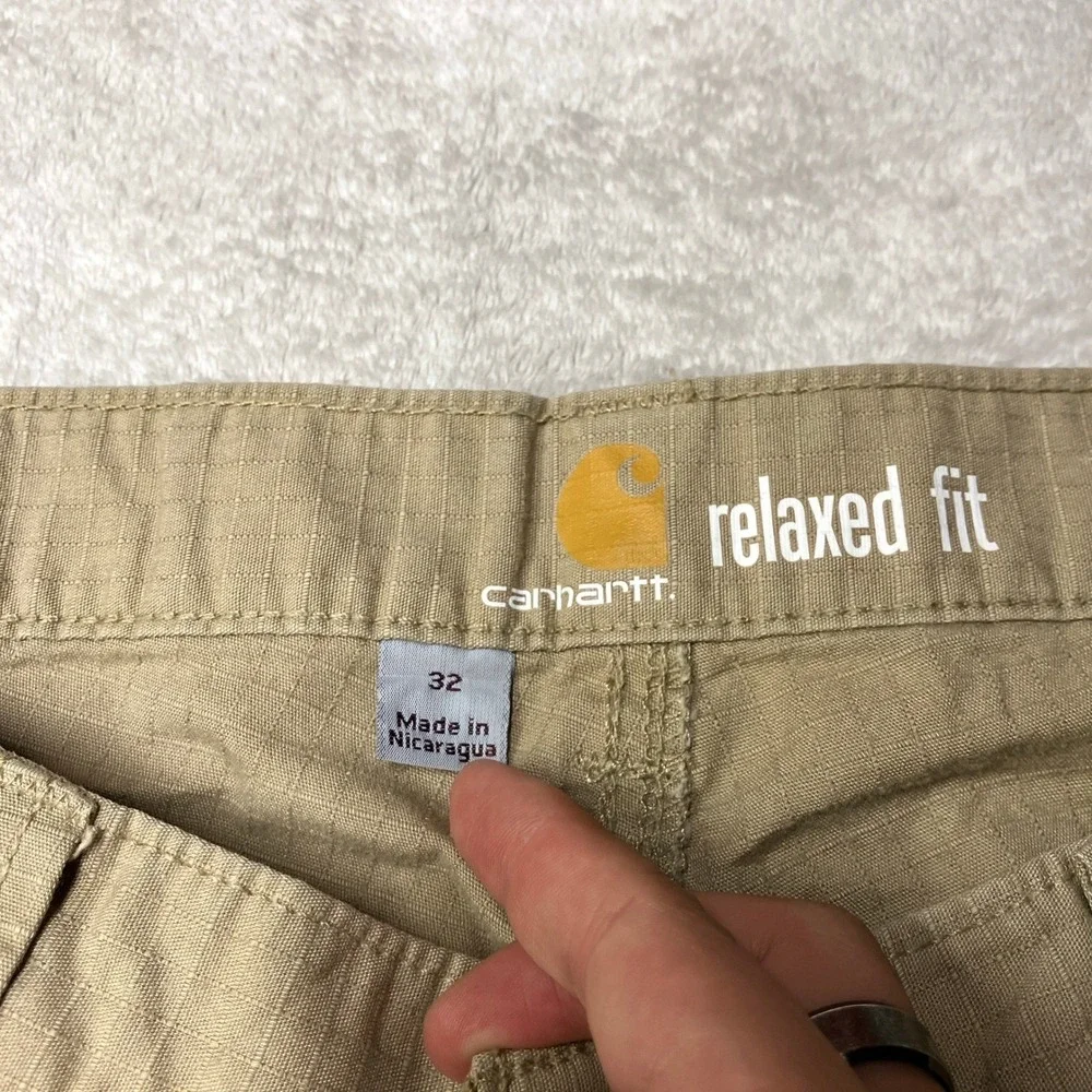Carhartt Force Broxton Cargo Short Relaxed Fit Ripstop Tan 103543-253 Mens 32